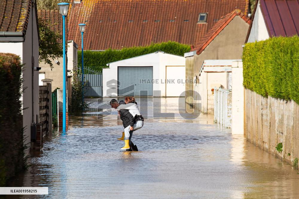 Exceptional Floods Hit Northern France - Pas-de-Calais