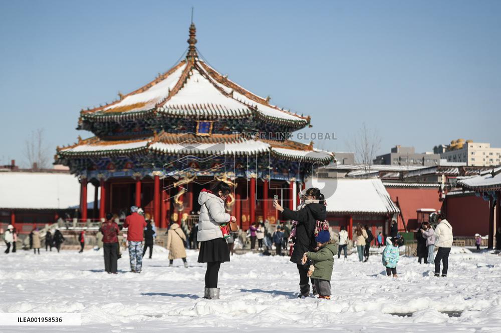 CHINA-LIAONING-SHENYANG-IMPERIAL PALACE-SNOW (CN)