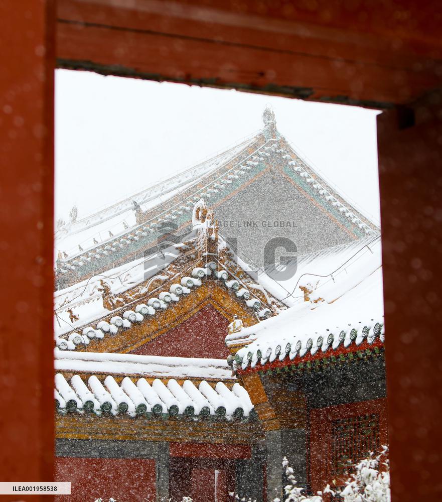 CHINA-LIAONING-SHENYANG-IMPERIAL PALACE-SNOW (CN)