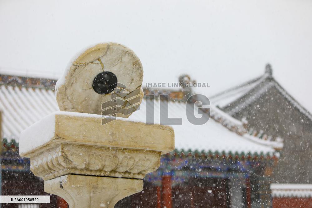 CHINA-LIAONING-SHENYANG-IMPERIAL PALACE-SNOW (CN)