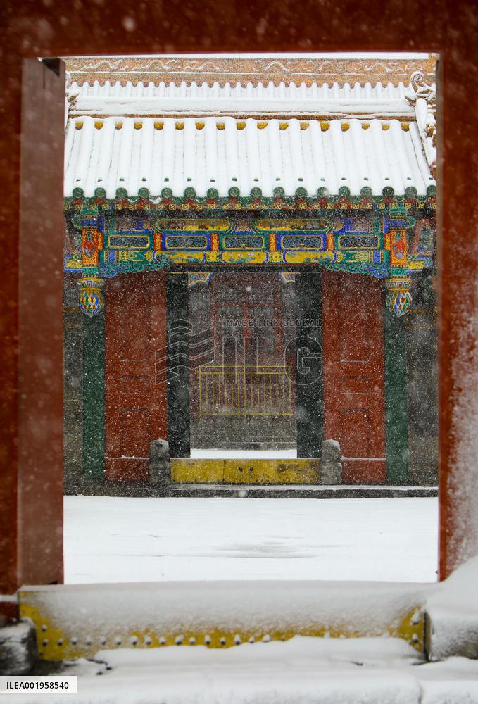 CHINA-LIAONING-SHENYANG-IMPERIAL PALACE-SNOW (CN)