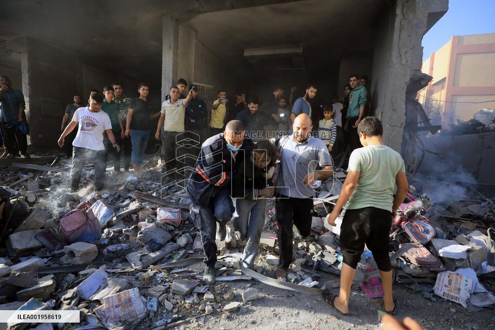 (FOCUS) MIDEAST-GAZA-PALESTINIAN-ISRAELI-CONFLICT