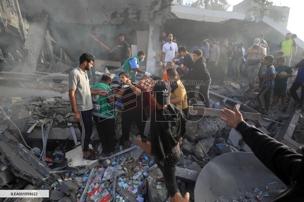 (FOCUS) MIDEAST-GAZA-PALESTINIAN-ISRAELI-CONFLICT