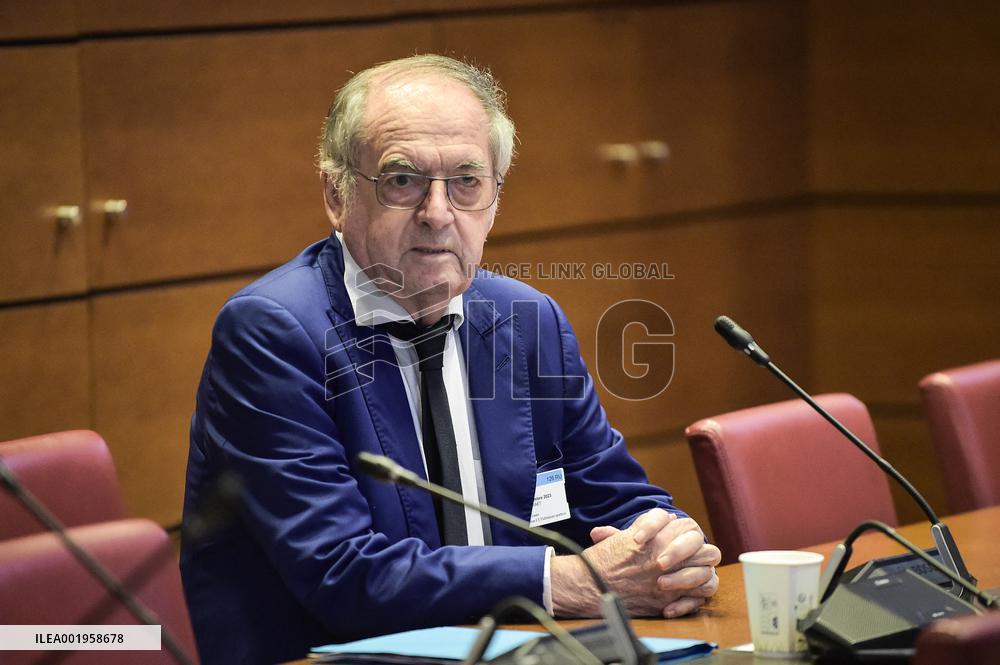 Hearing of Noel Le Graet at the National Assembly - Paris