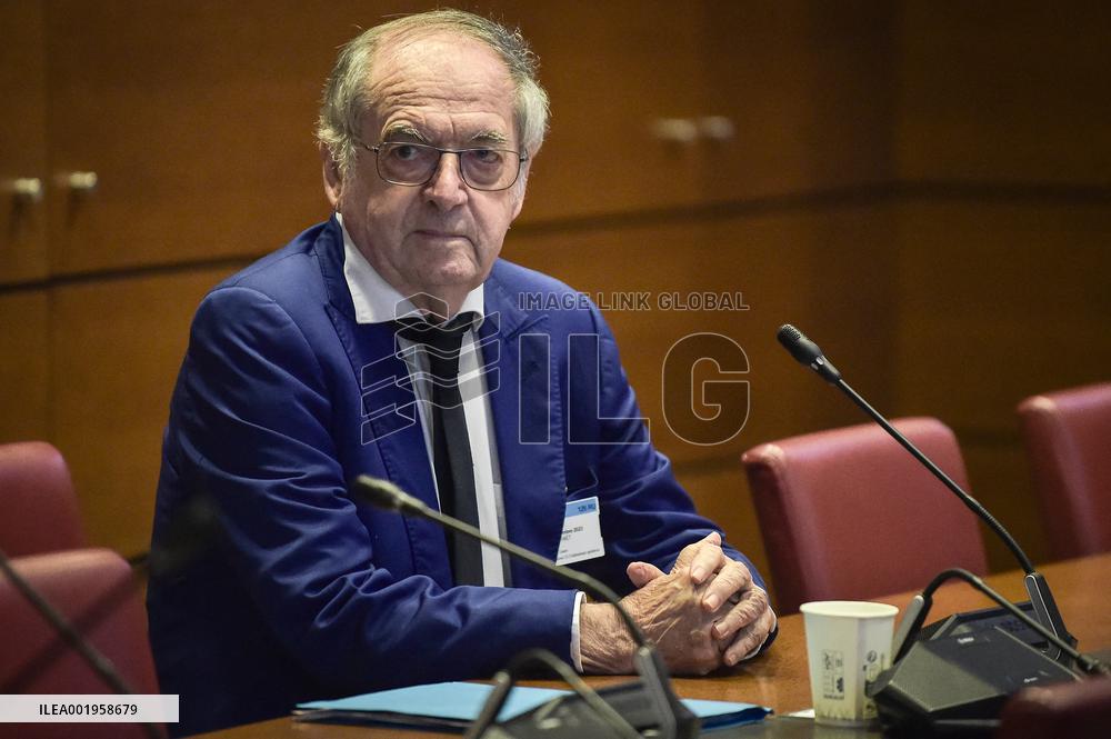 Hearing of Noel Le Graet at the National Assembly - Paris