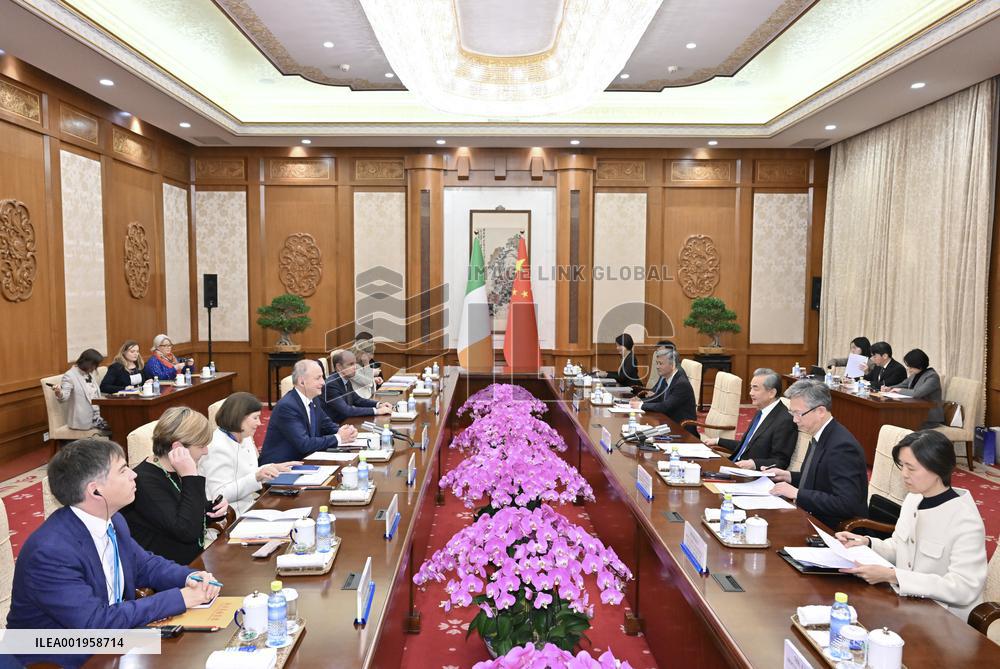 CHINA-BEIJING-WANG YI-IRISH FM-TALKS (CN)