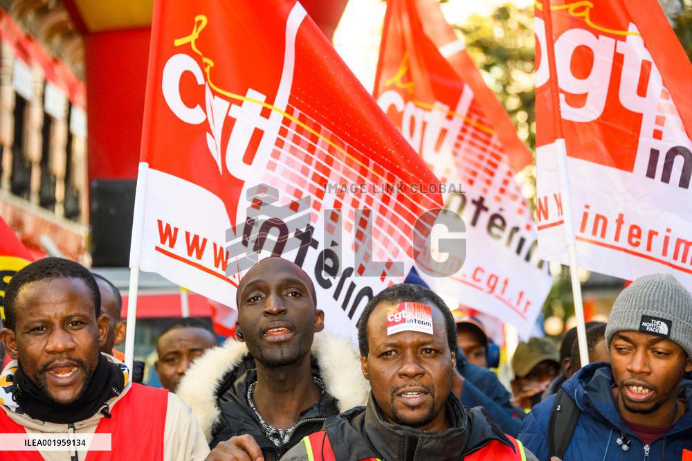 Protest Against New Immigration Bill - Paris