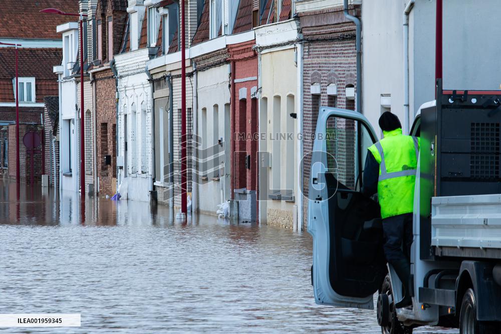 Exceptional Floods Hit Northern France - Pas-de-Calais