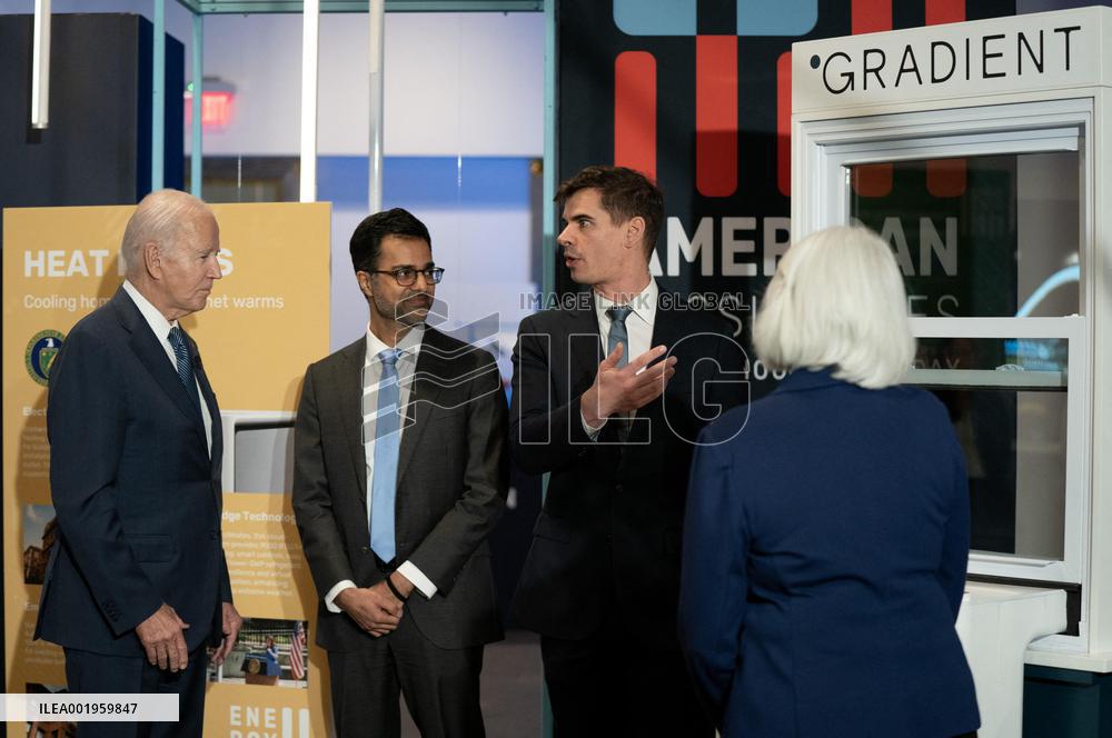 President Biden Tours White House Demo Day