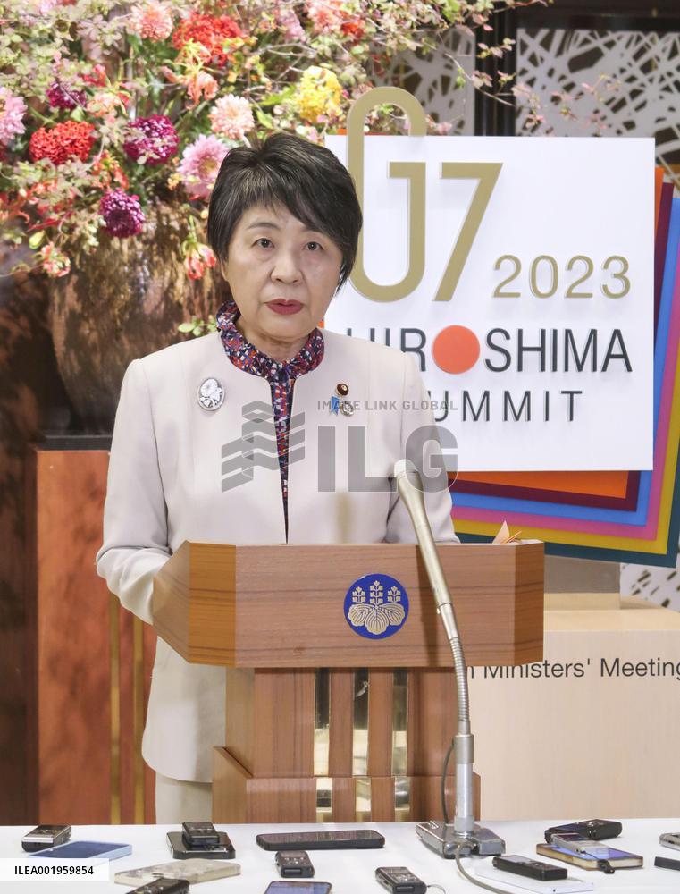 G7 foreign ministerial meeting in Tokyo