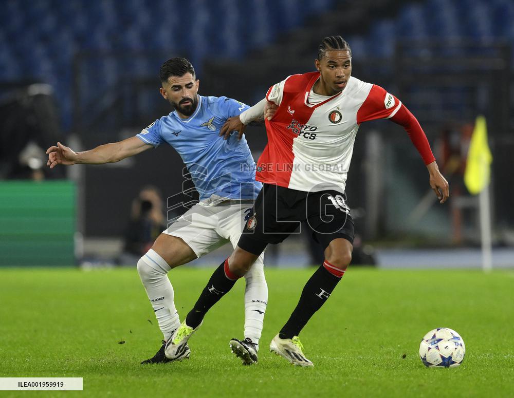 (SP)ITALY-ROME-FOOTBALL-UEFA CHAMPIONS LEAGUE-LAZIO VS FEYENOORD