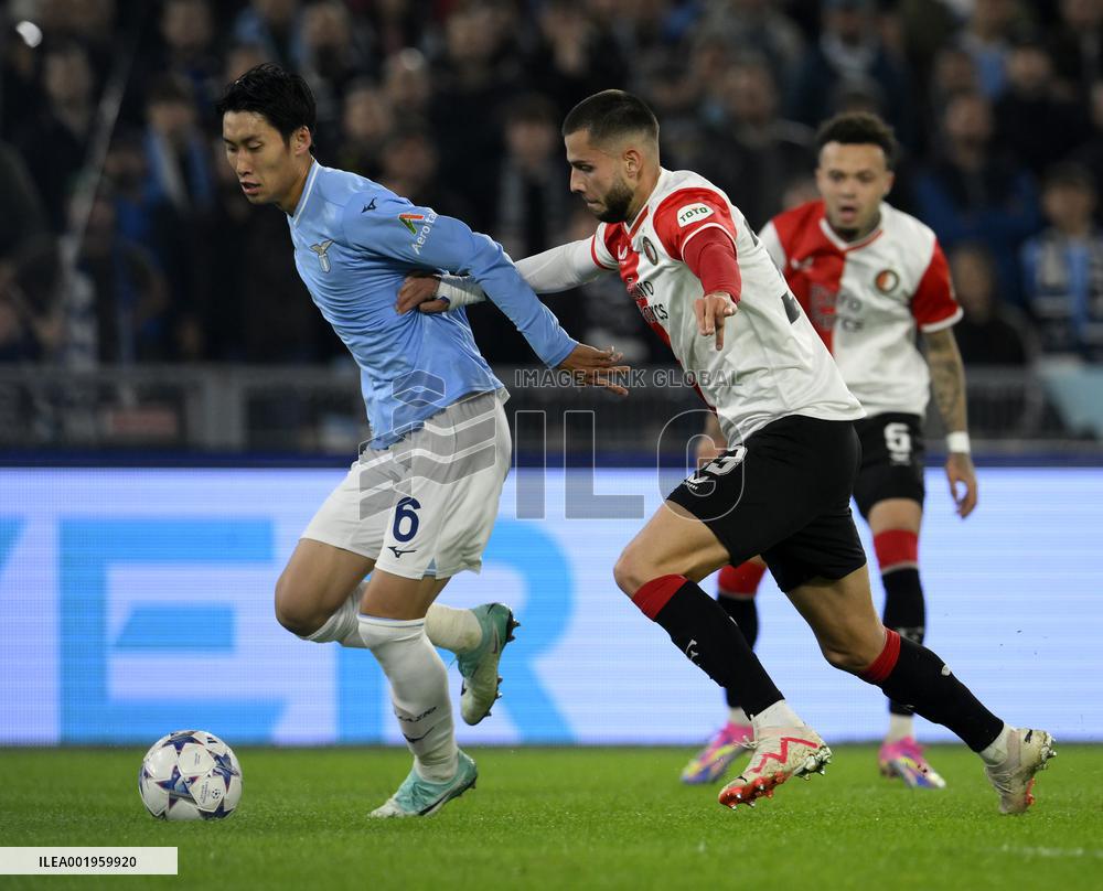 (SP)ITALY-ROME-FOOTBALL-UEFA CHAMPIONS LEAGUE-LAZIO VS FEYENOORD