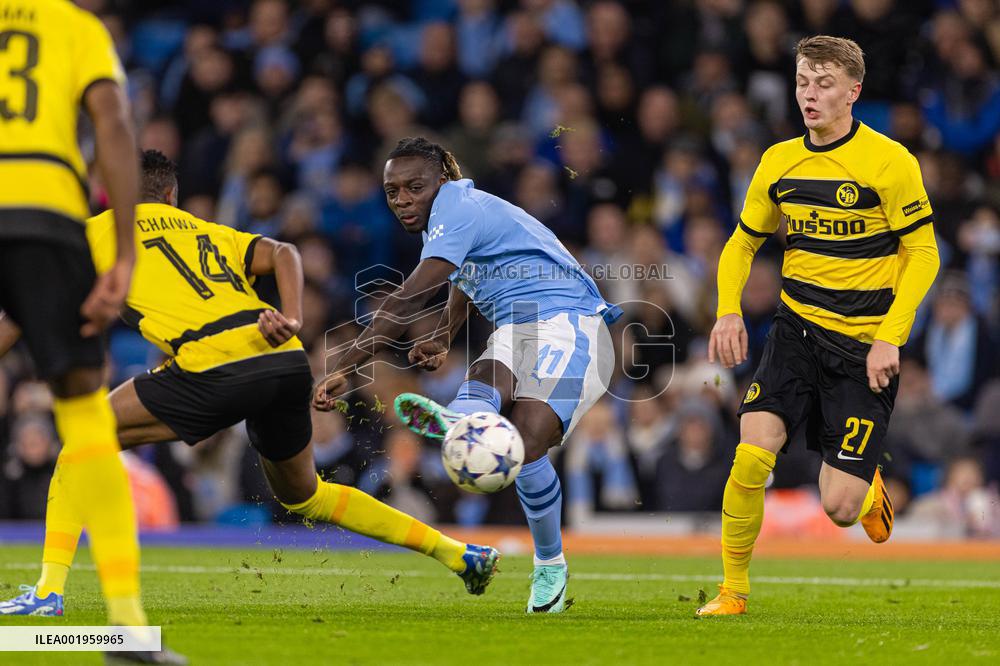 (SP)BRITAIN-MANCHESTER-FOOTBALL-UEFA CHAMPIONS LEAGUE-MANCHESTER CITY VS BSC YOUNG BOYS