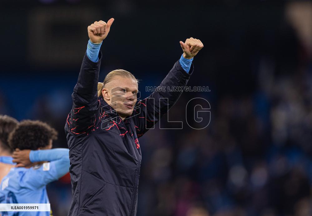 (SP)BRITAIN-MANCHESTER-FOOTBALL-UEFA CHAMPIONS LEAGUE-MANCHESTER CITY VS BSC YOUNG BOYS