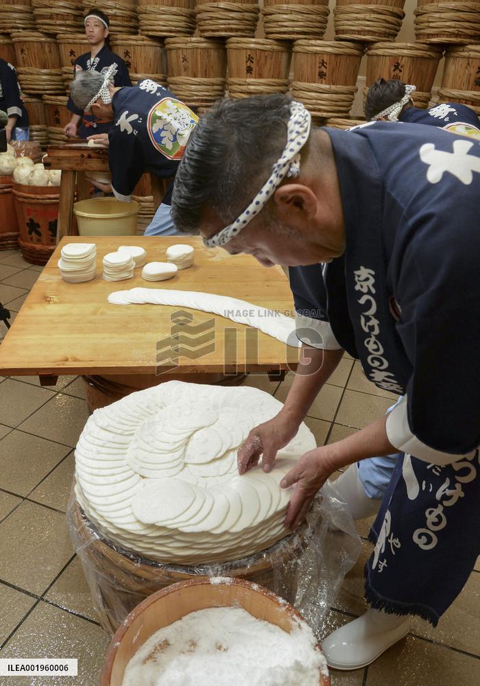 Pickle-making in Kyoto