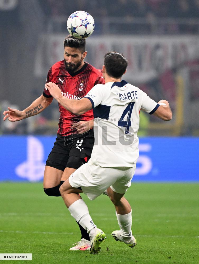 (SP)ITALY-MILAN-FOOTBALL-UEFA CHAMPIONS LEAGUE-AC MILAN VS PSG