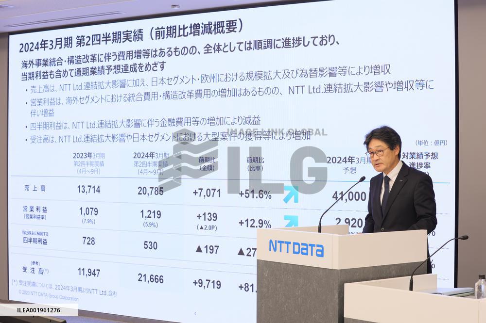 NTT DATA Group Financial Results Conference