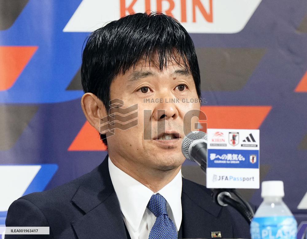 Football: Japan coach Moriyasu