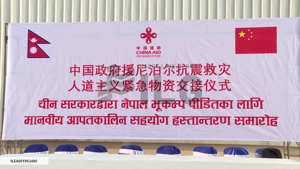 China sends emergency aid to Nepal for quake-hit areas