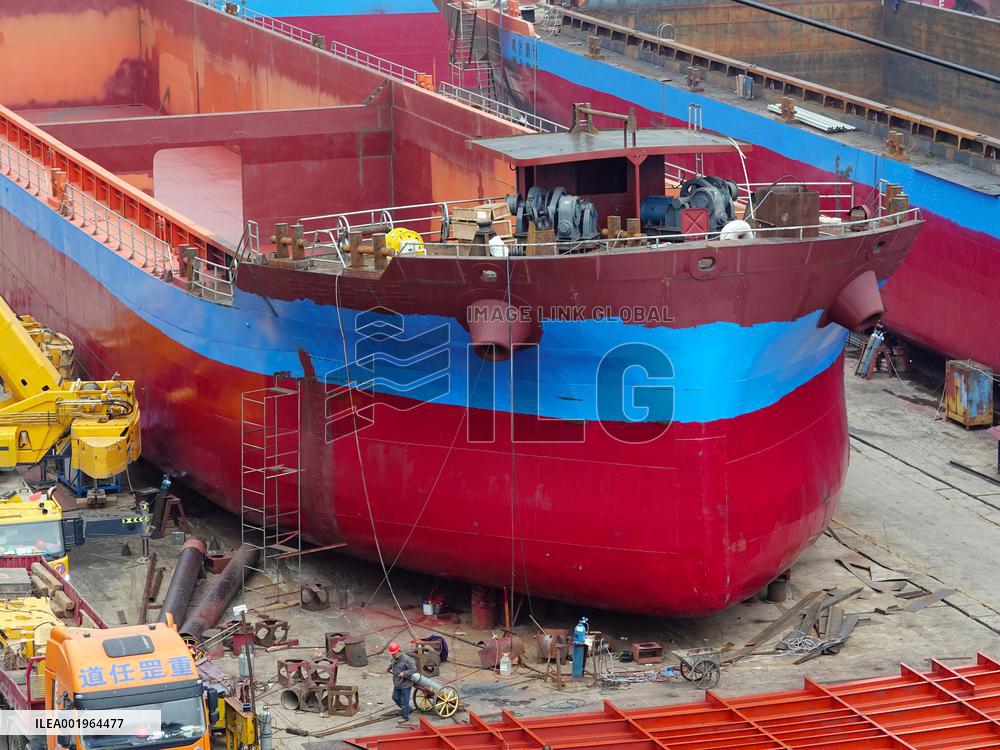 Three Gorges Letianxi Shipbuilding Base in Yichang