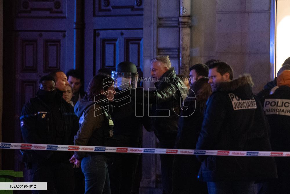 Rugby Player Aramburu Murder Reenactment - Paris