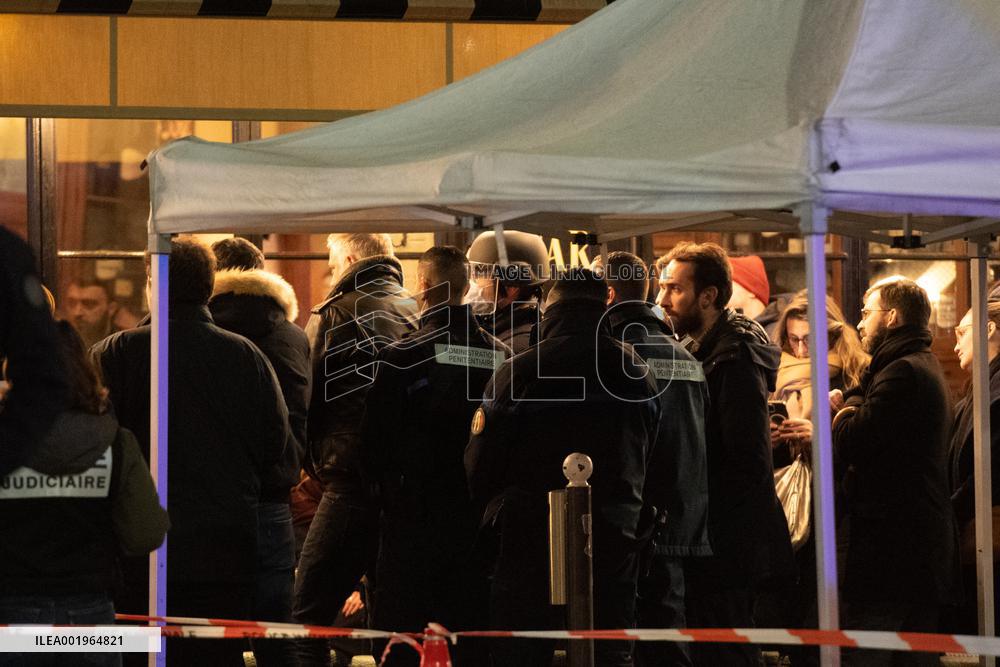 Rugby Player Aramburu Murder Reenactment - Paris