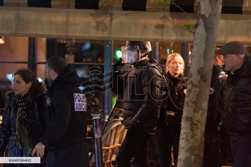 Rugby Player Aramburu Murder Reenactment - Paris