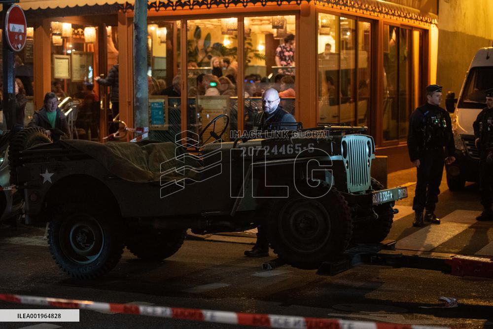 Rugby Player Aramburu Murder Reenactment - Paris