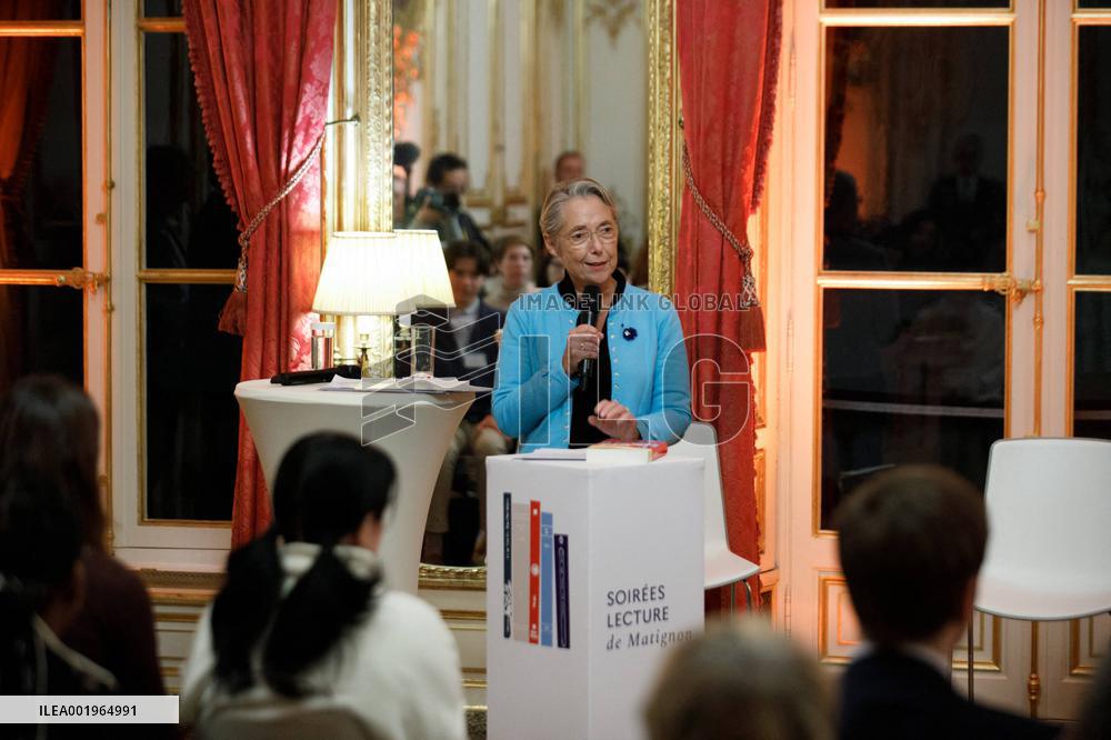 Reading Nights At Matignon - Paris