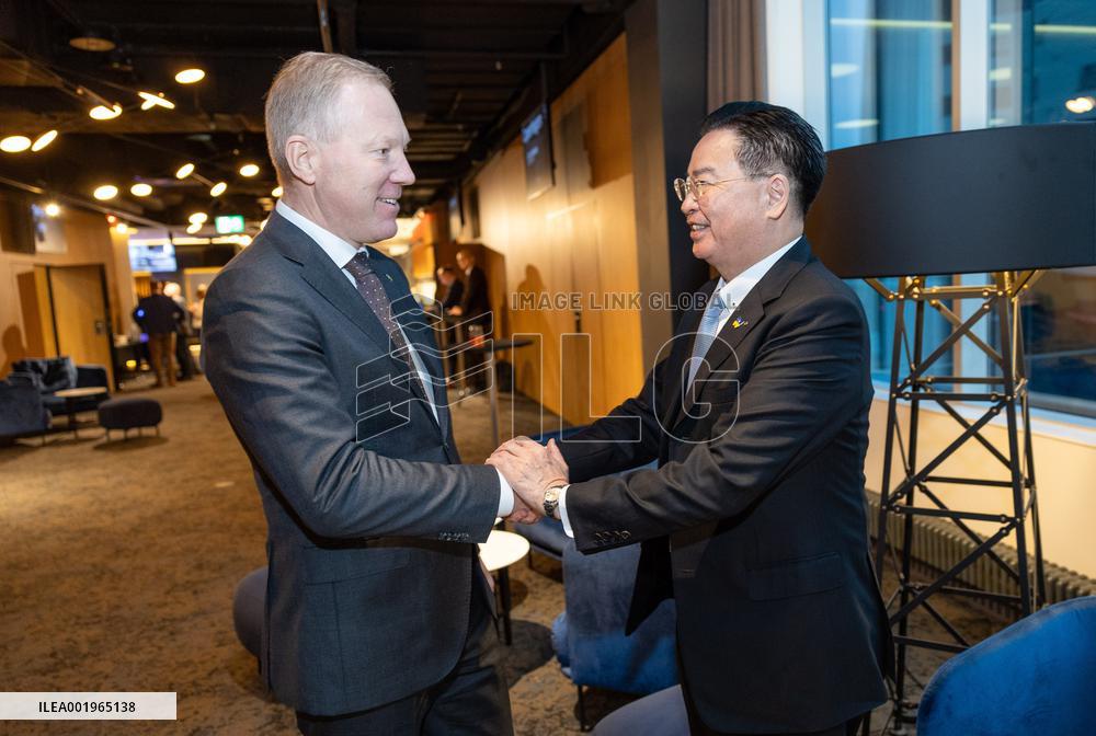 Taiwan's Minister of Foreign Affairs Jaushieh Joseph Wu visiting Estonia