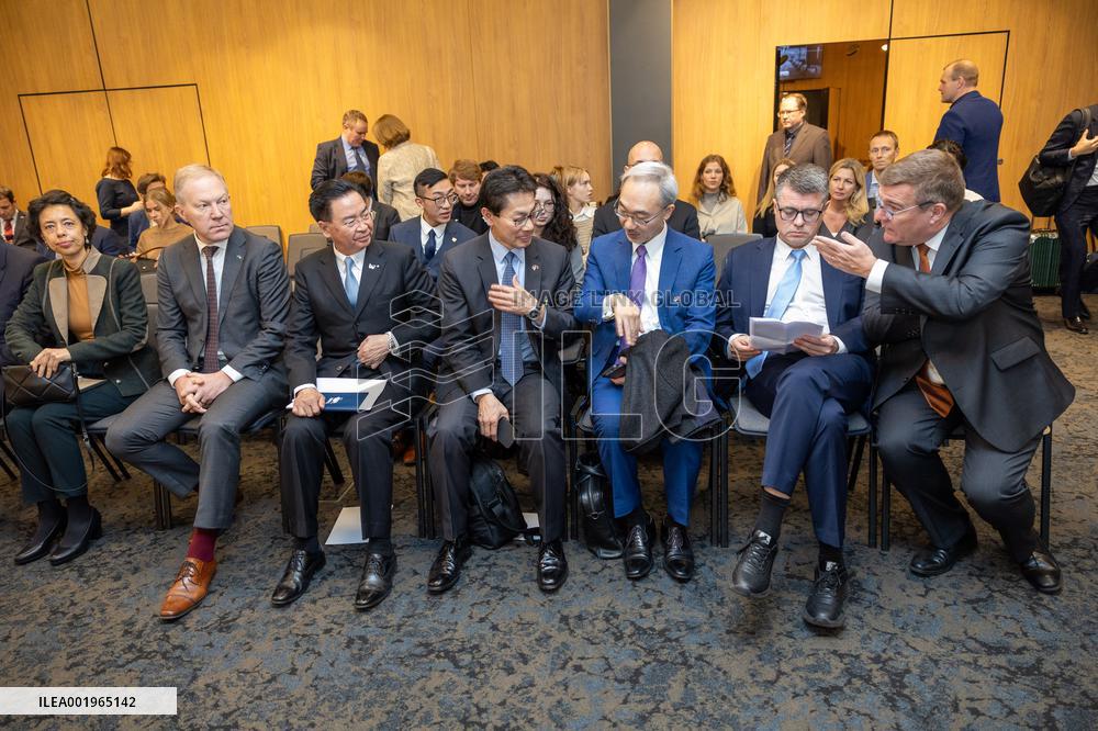 Taiwan's Minister of Foreign Affairs Jaushieh Joseph Wu visiting Estonia