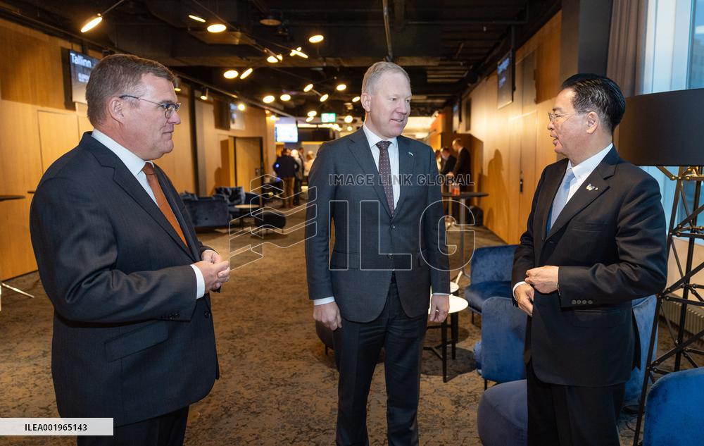 Taiwan's Minister of Foreign Affairs Jaushieh Joseph Wu visiting Estonia