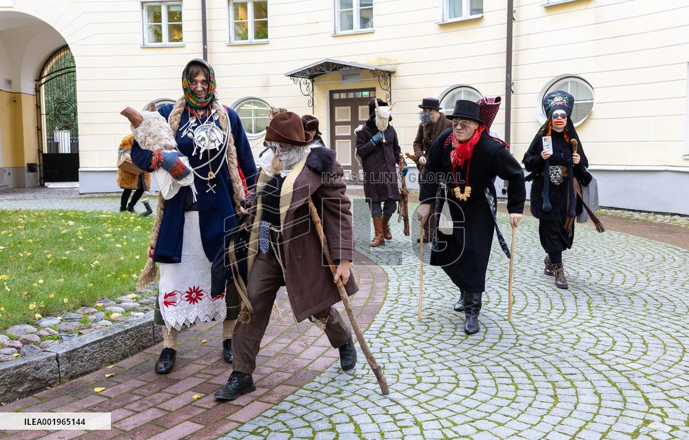 Martinmas mummers who visited the Riigikogu