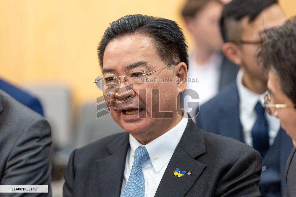 Taiwan's Minister of Foreign Affairs Jaushieh Joseph Wu visiting Estonia