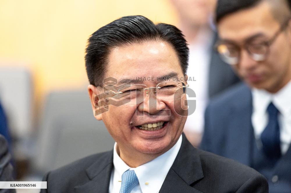 Taiwan's Minister of Foreign Affairs Jaushieh Joseph Wu visiting Estonia