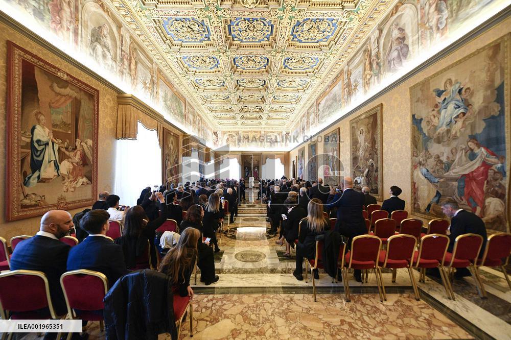 Pope Francis Holds Audeinces - Vatican
