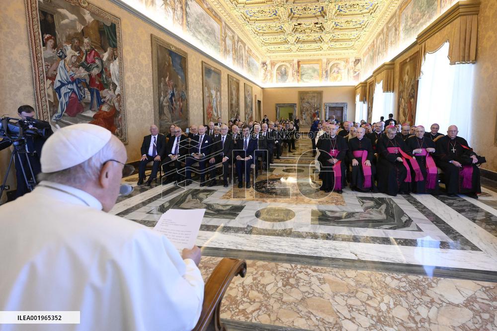 Pope Francis Holds Audeinces - Vatican