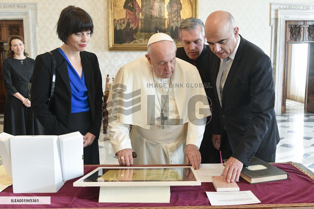 Pope Francis Holds Audeinces - Vatican
