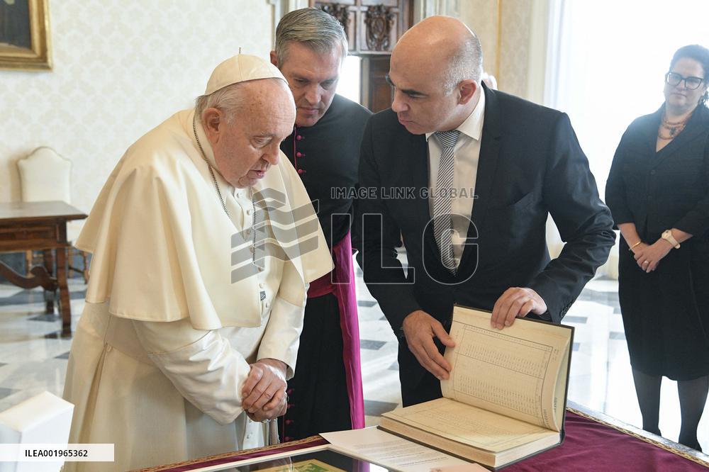 Pope Francis Holds Audeinces - Vatican