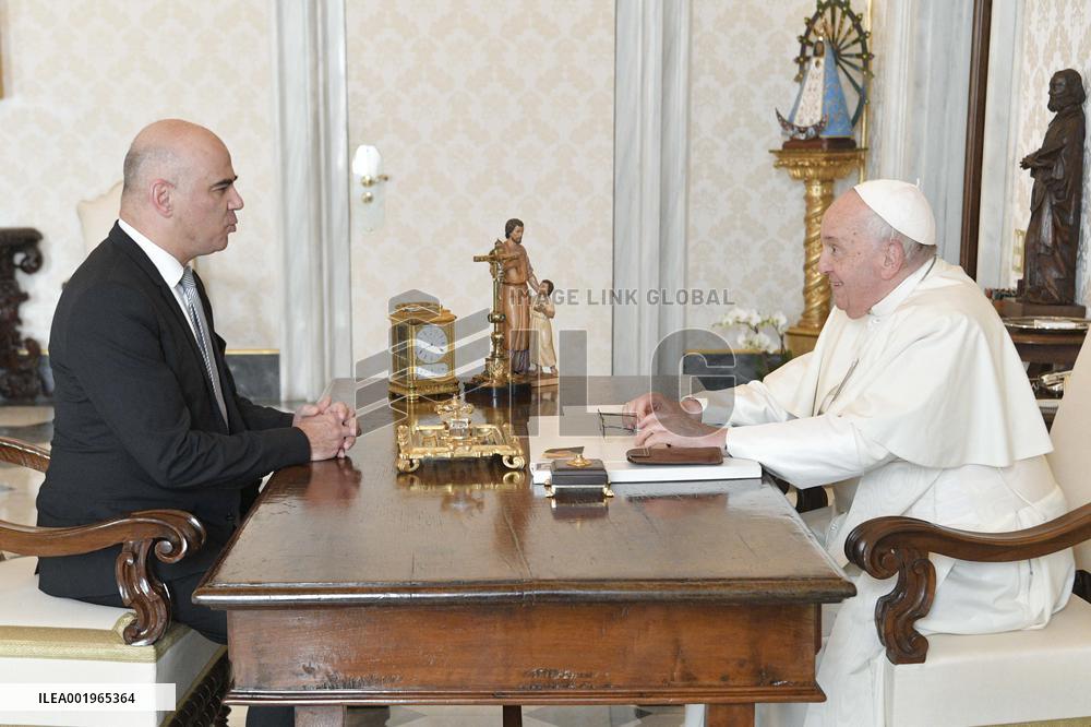 Pope Francis Holds Audeinces - Vatican