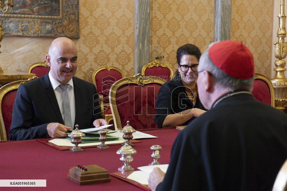 Pope Francis Holds Audeinces - Vatican