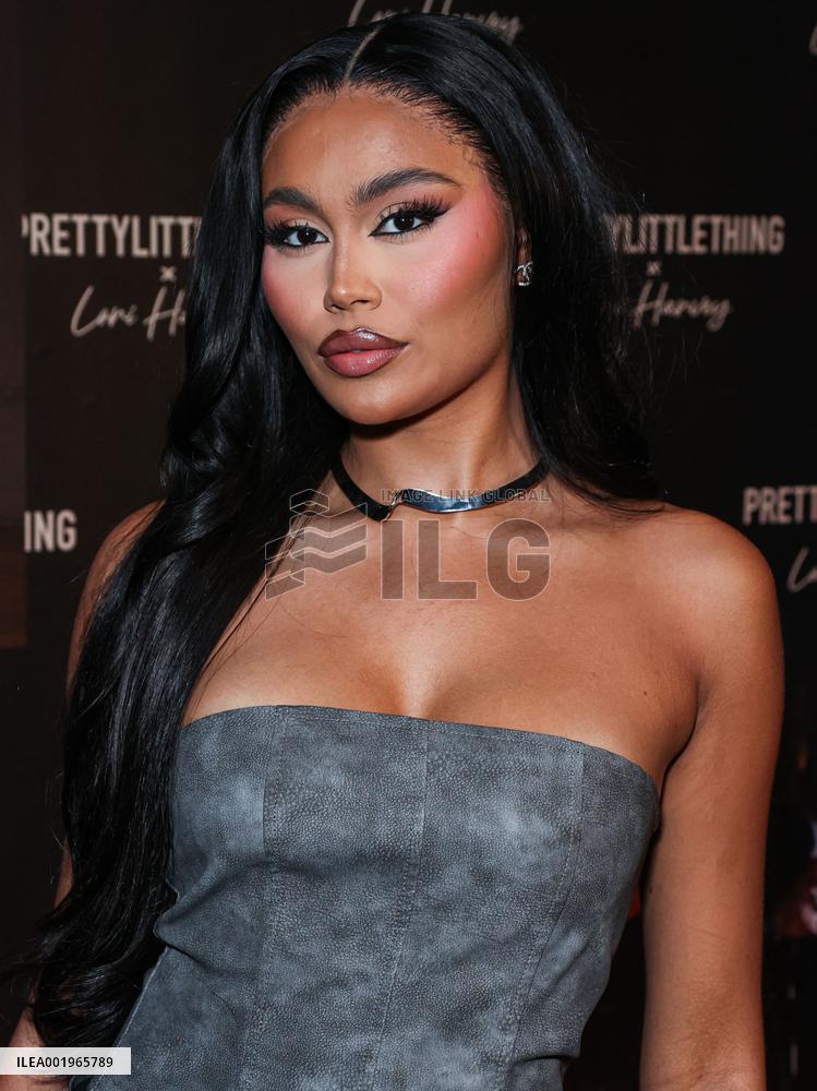 PrettyLittleThing X Lori Harvey Party Wear Collection Launch - LA
