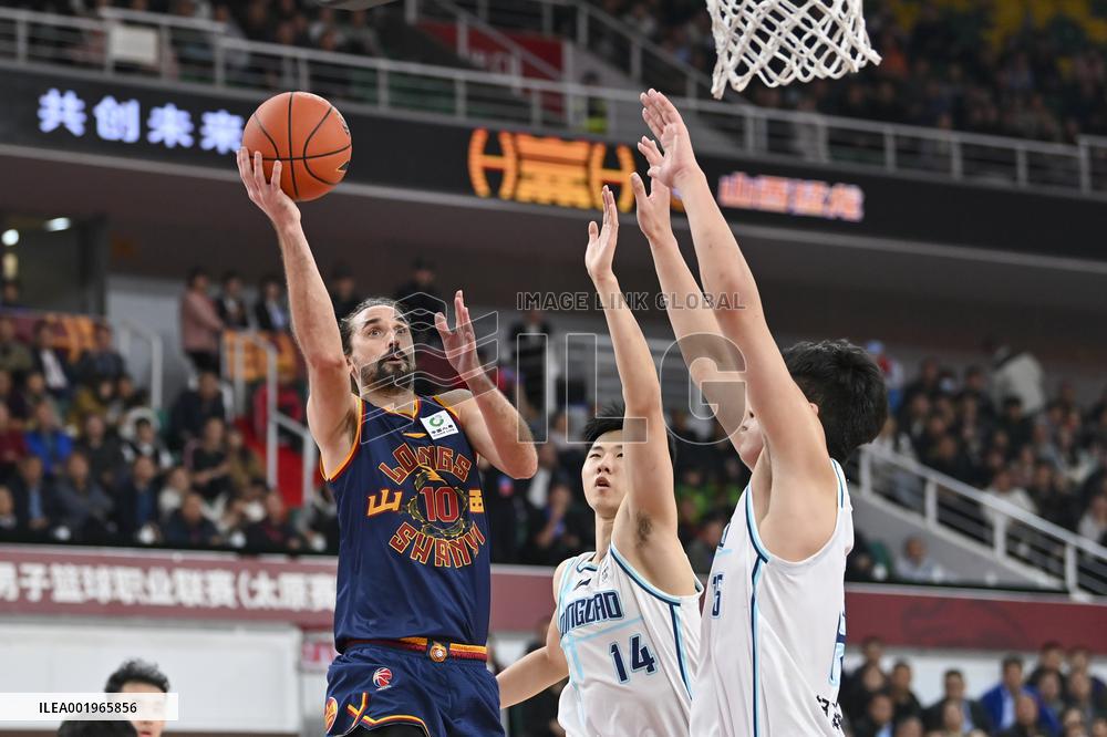 (SP)CHINA-TAIYUAN-BASKETBALL-CBA LEAGUE-SHANXI VS QINGDAO (CN)