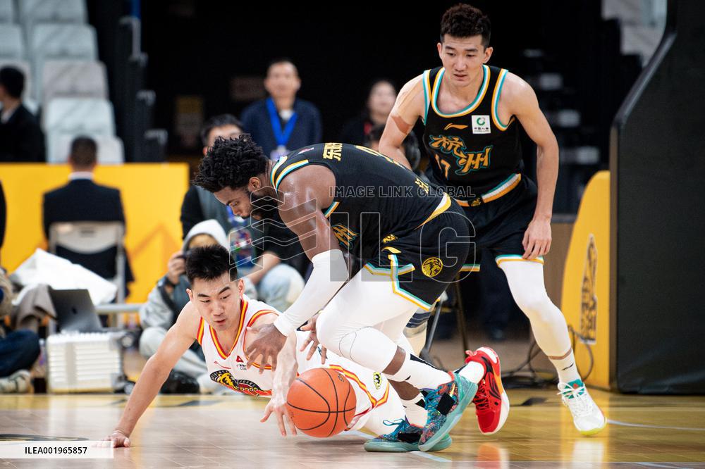 (SP)CHINA-HANGZHOU-BASKETBALL-CBA LEAGUE-ZHEJIANG VS JILIN (CN)