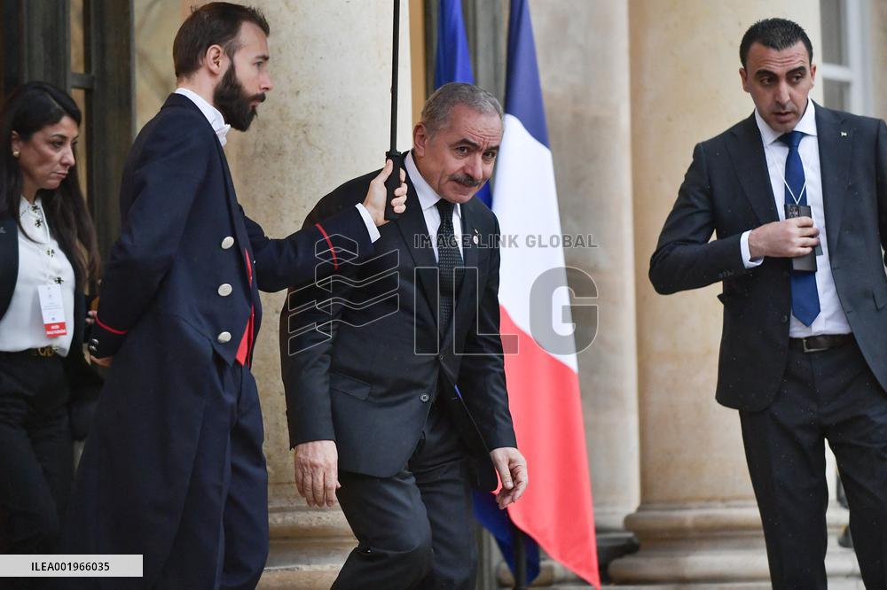 Humanitarian Conference For Civilians In Gaza - Paris