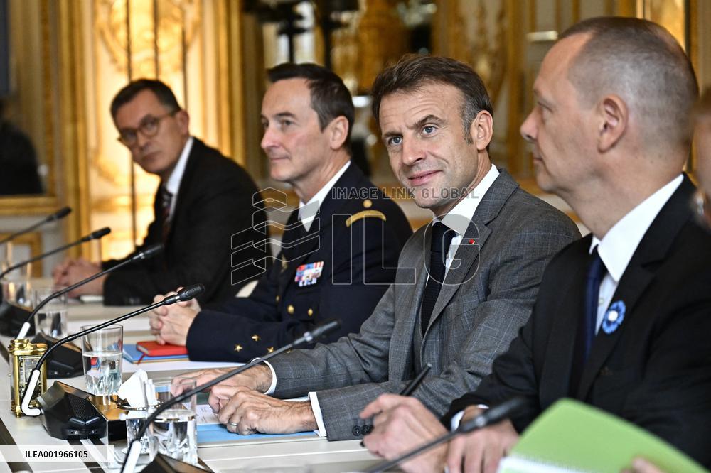 President Macron Meets Montenegro's President - Paris