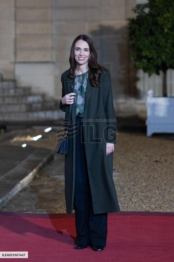 Peace Forum Diner at the Elysee Palace - Paris
