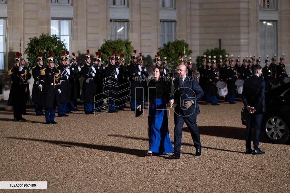 Peace Forum Diner at the Elysee Palace - Paris