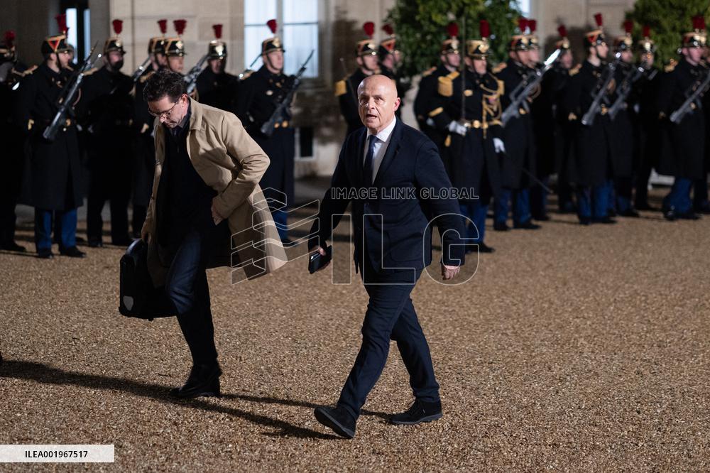 Peace Forum Diner at the Elysee Palace - Paris