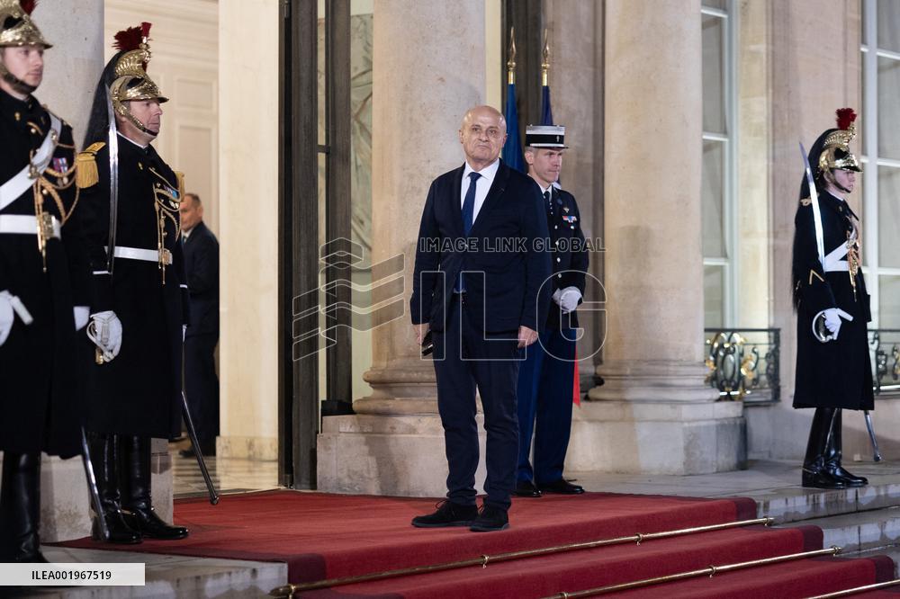 Peace Forum Diner at the Elysee Palace - Paris